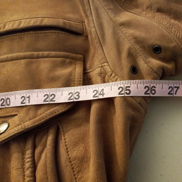 John Ashford Leather Bomber Jacket - Picture 10 of 12